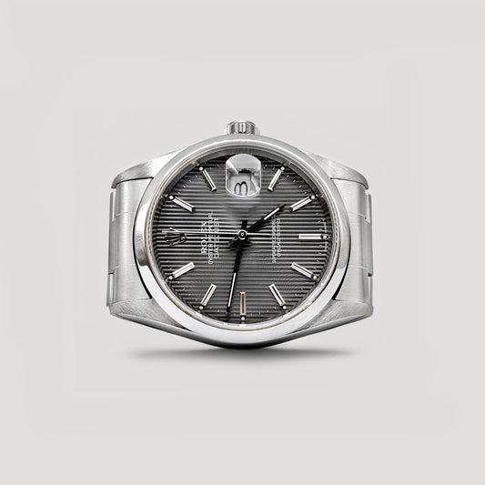 Mint Rolex Datejust Grey Tapestry Tritium Oyster 36mm 16200