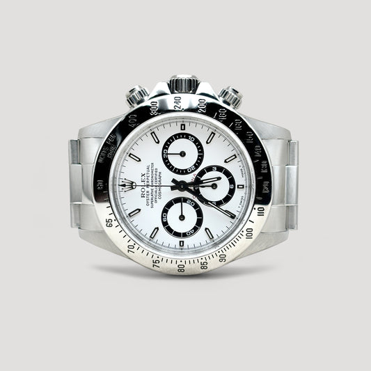 Mint Rolex Daytona Zenith White Panda 40mm 16520