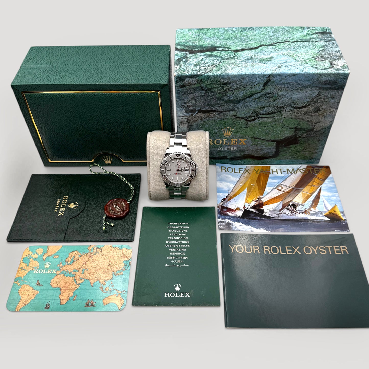 Mint Rolex Yacht Master Platinum 35mm 168622