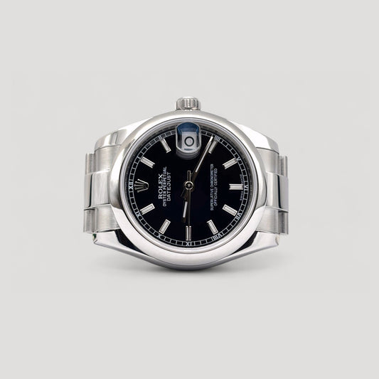 Mint Rolex Datejust Black Oyster 31mm 178240