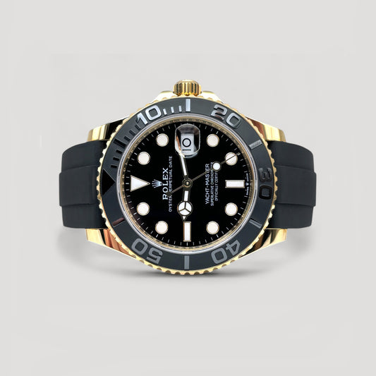 Mint Rolex Yacht Master Oysterflex Yellow Gold 42mm 226658