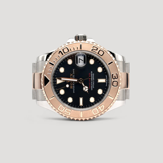 LNIB Rolex Yacht Master Black 37mm 268621