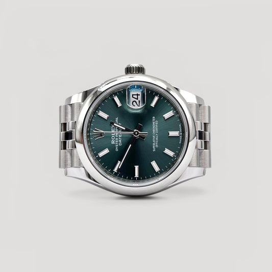 Brand New Rolex Datejust Mint Green Jubilee 31mm 278240