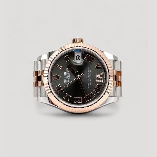 Brand New Rolex Datejust Slate w/ VI Diamond Jubilee 31mm 278271