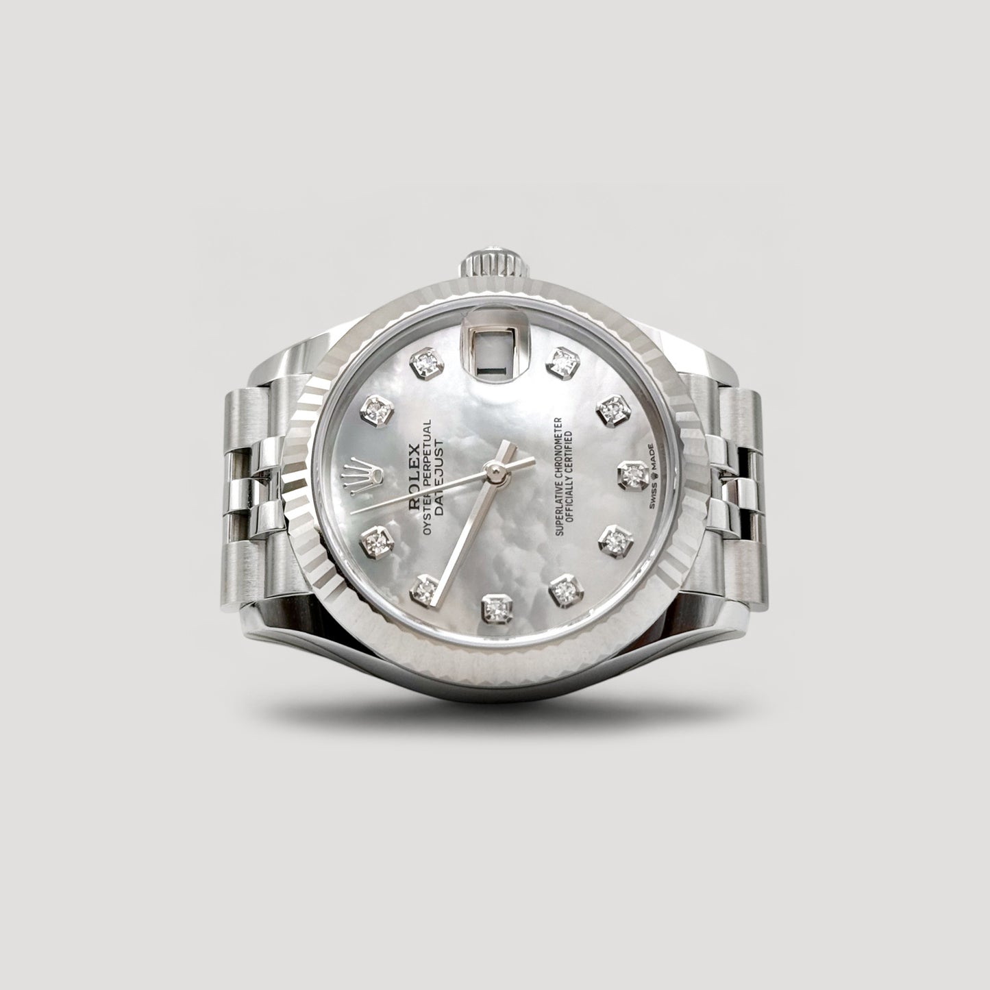 Brand New Rolex Datejust MOP w/ 10 Points Diamond Jubilee 31mm 278274