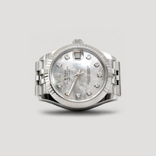 Brand New Rolex Datejust MOP w/ 10 Points Diamond Jubilee 31mm 278274