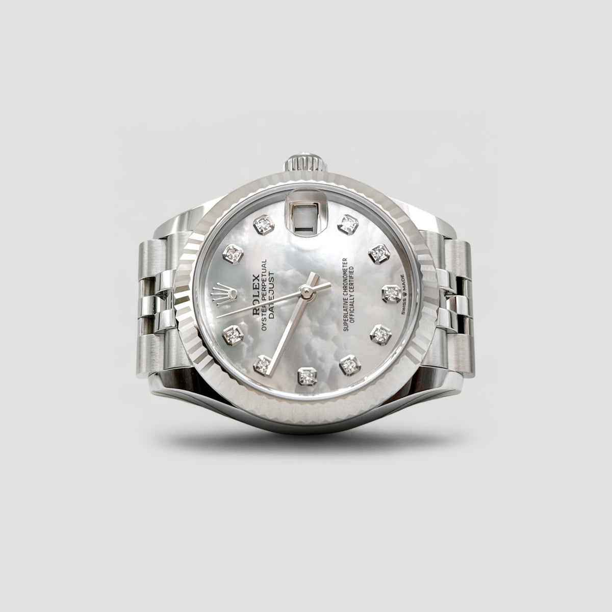 Brand New Rolex Datejust MOP w/ 10 Points Diamond Jubilee 31mm 278274
