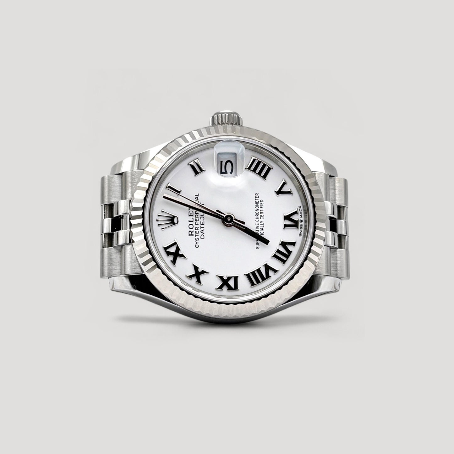 Brand New Rolex Datejust White Roman Jubilee 31mm 278274