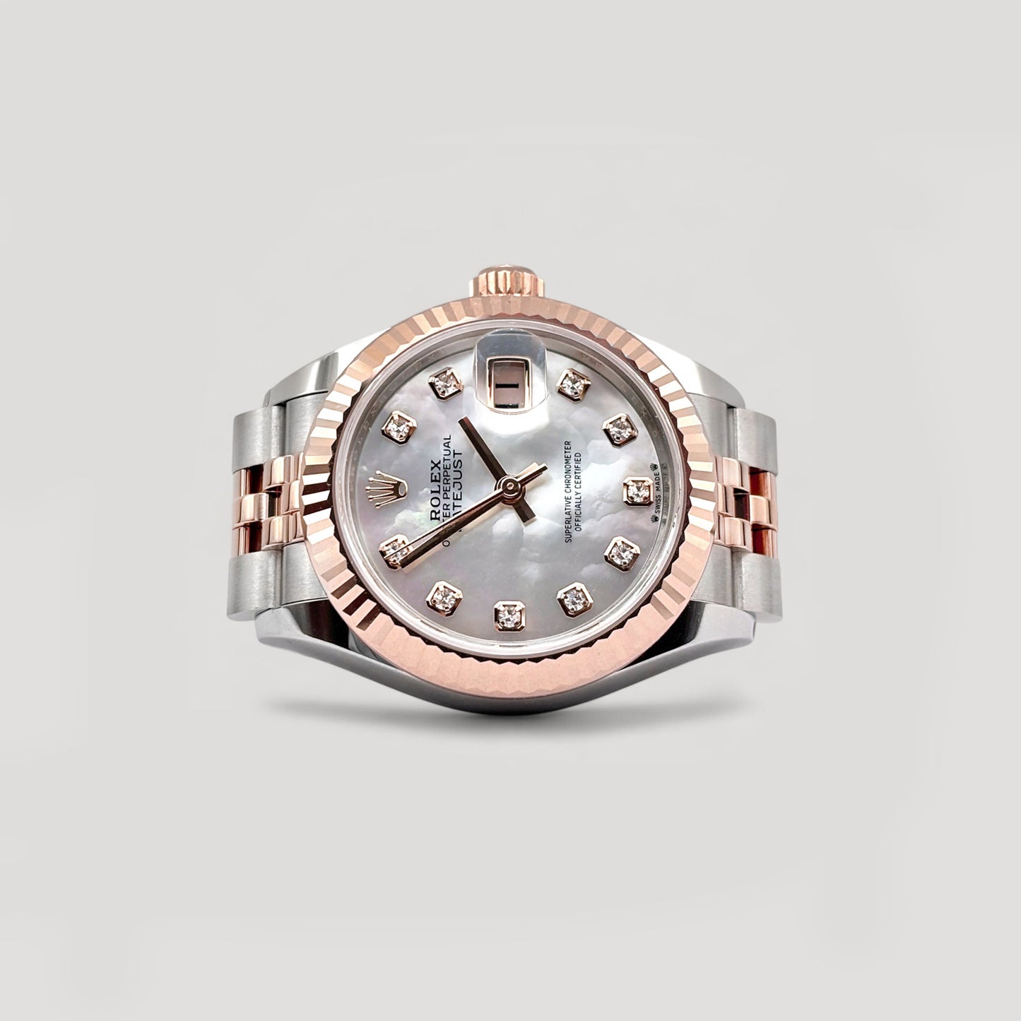 Brand New Rolex Datejust MOP w/ 10 Points Diamond Jubilee 28mm 279171