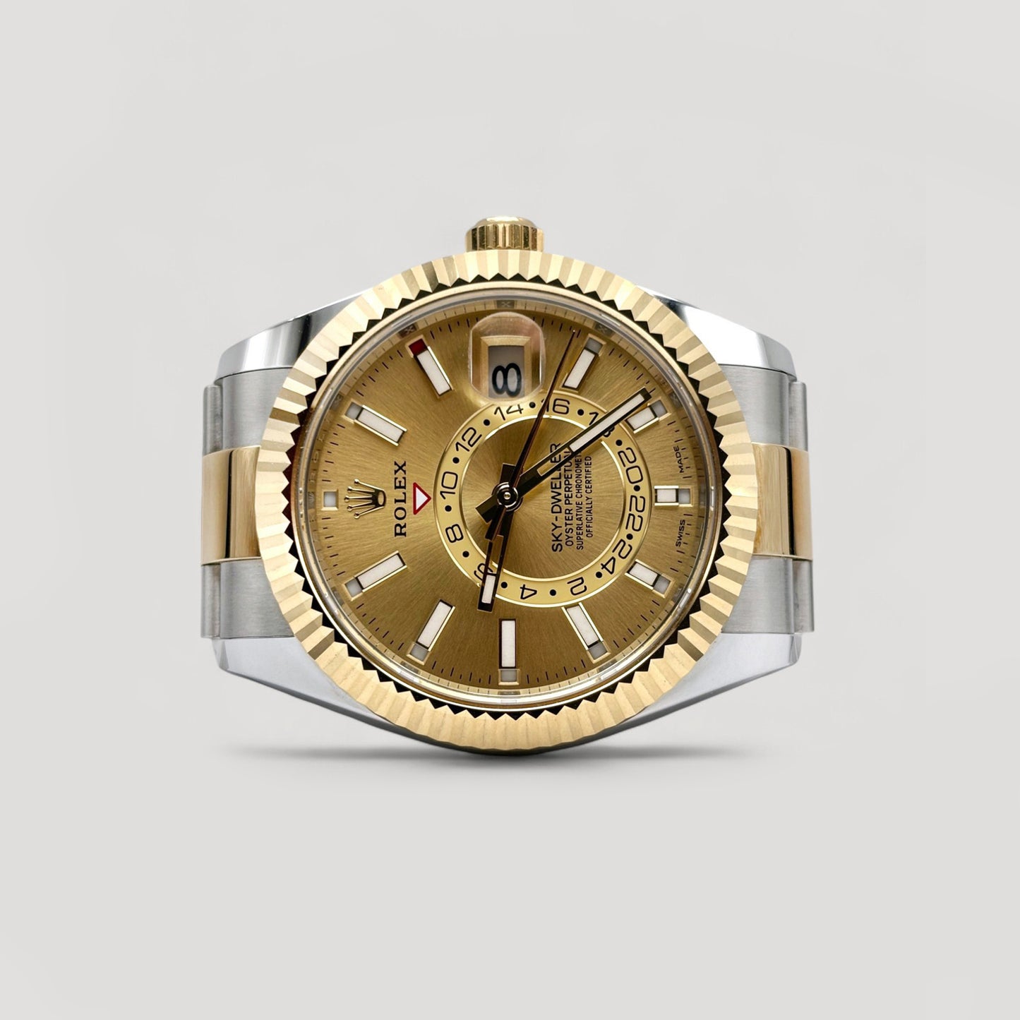 Mint Rolex Sky Dweller HG 42mm 326933