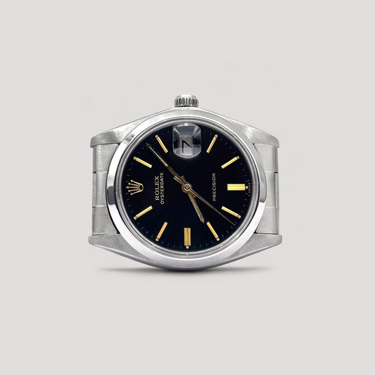Rolex Oysterdate Precision Black 34mm 6694