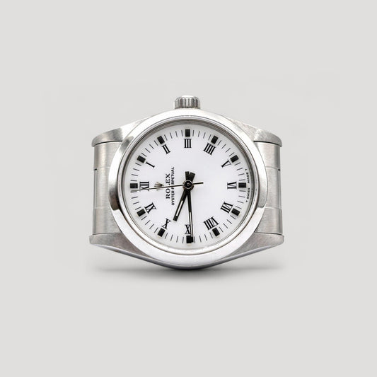 Mint Rolex Oyster Perpetual White Roman 31mm 67480