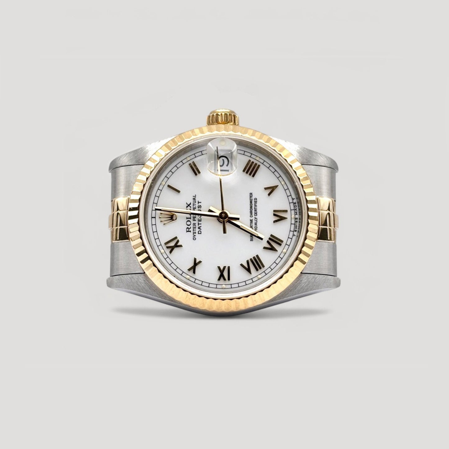 Mint Rolex Datejust White Roman Jubilee 31mm 68273
