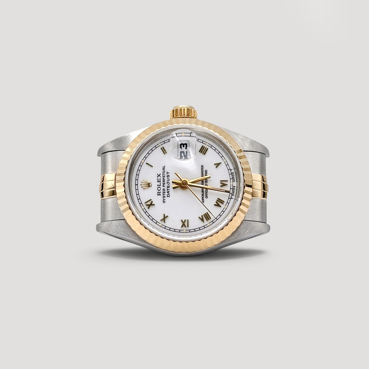 Mint Rolex Datejust White Roman Jubilee 26mm 69173