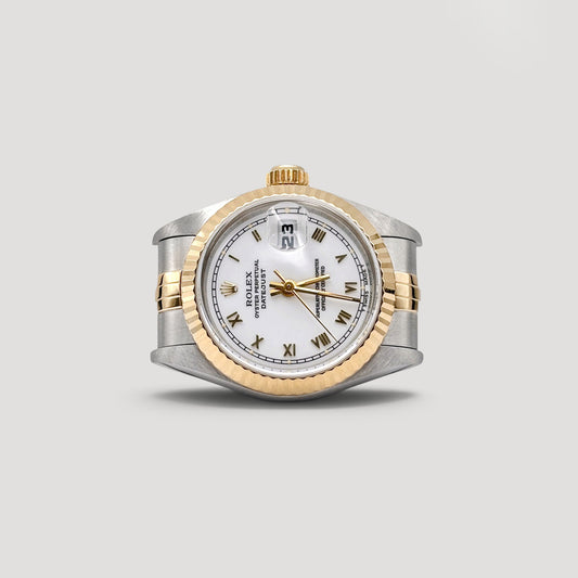 Mint Rolex Datejust White Roman Jubilee 26mm 69173
