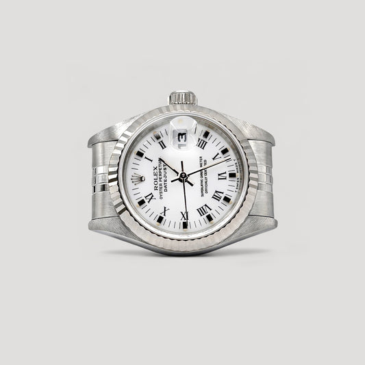 Mint Rolex Datejust White Roman Jubilee 26mm 69174