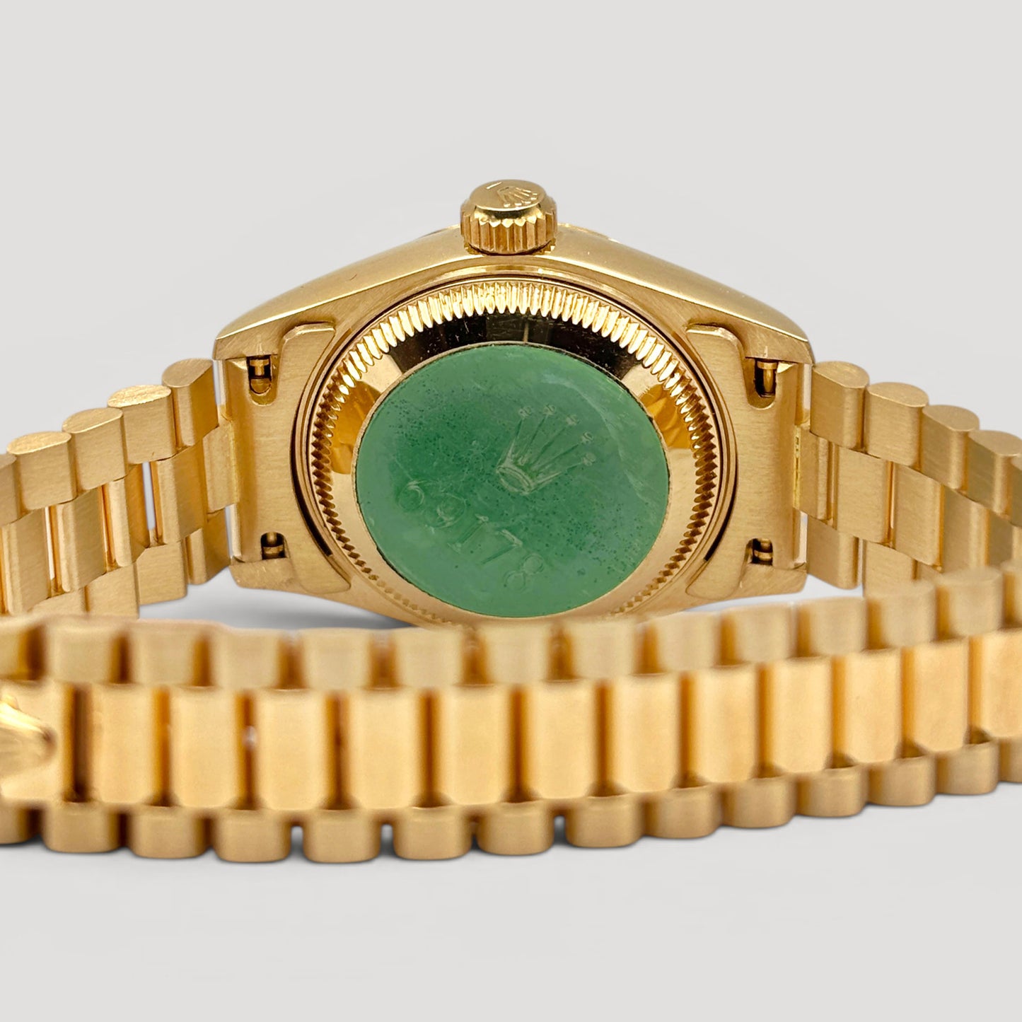 Rolex Datejust Paved Diamond w/ 11 Points Ruby Diamond President 26mm 69178