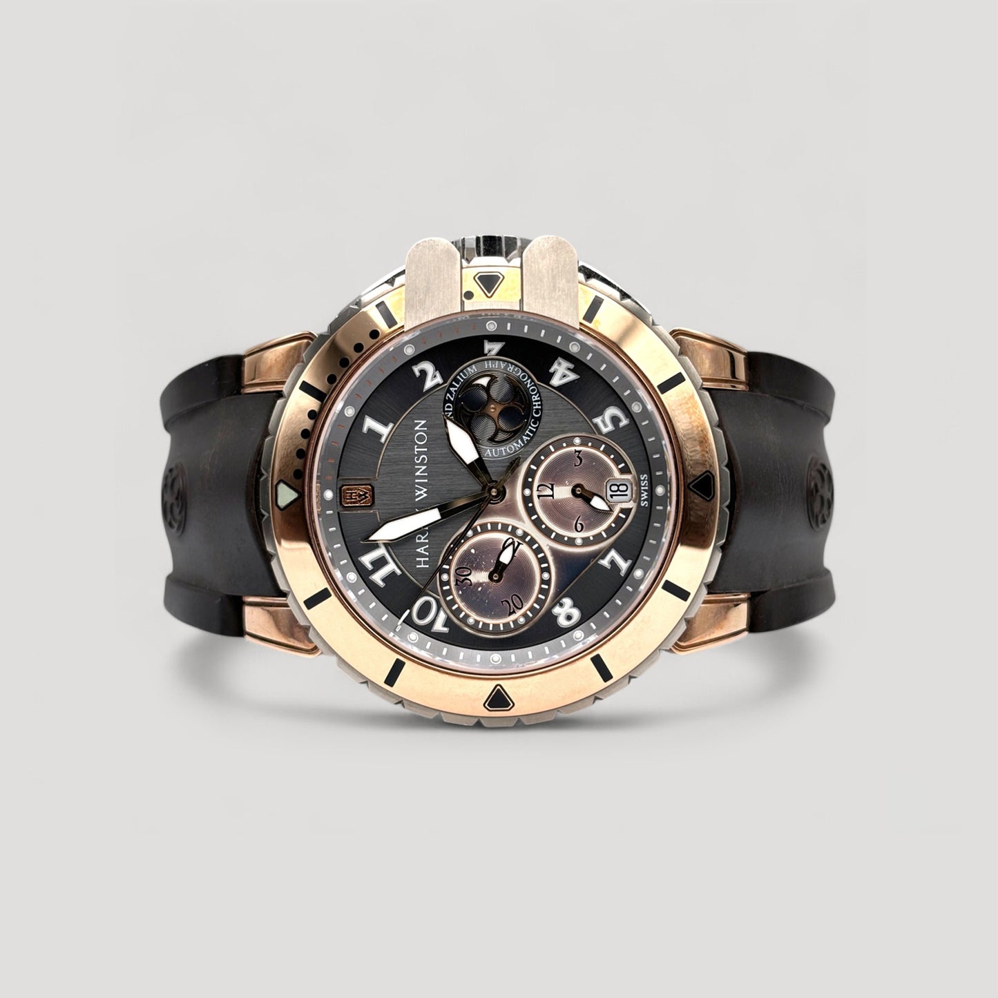 Harry Winston Ocean Diver Project Z 18K Rose Gold 45mm 410.MCA44RZ